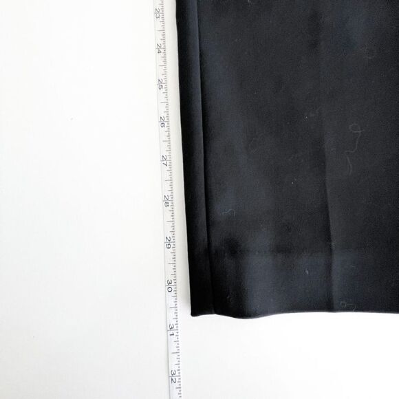 RW & Co. Womens Tailored Pants Slim Leg Signature Fit Career Wear Black Size 10 - Picture 8 of 9
